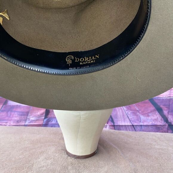 Men’s Dorian safari hat made in South Africa size 7 1/4 - Picture 12 of 13